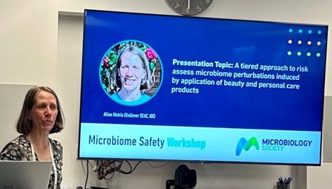 The opening of the workshop held at the Microbiology Society headquarters co-chaired by Prof. Lindsay Hall and Dr Aline Metris