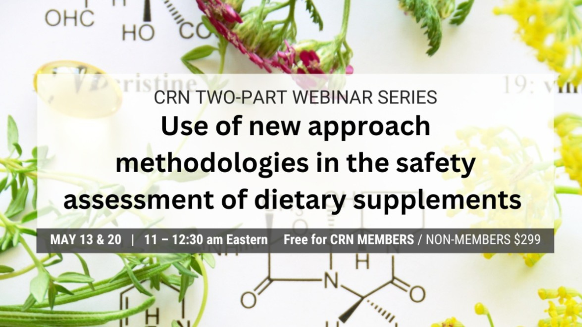 Use of new approach methodologies in the safety assessment of dietary supplements (image courtesy of Council for Responsible Nutrition (CRN))