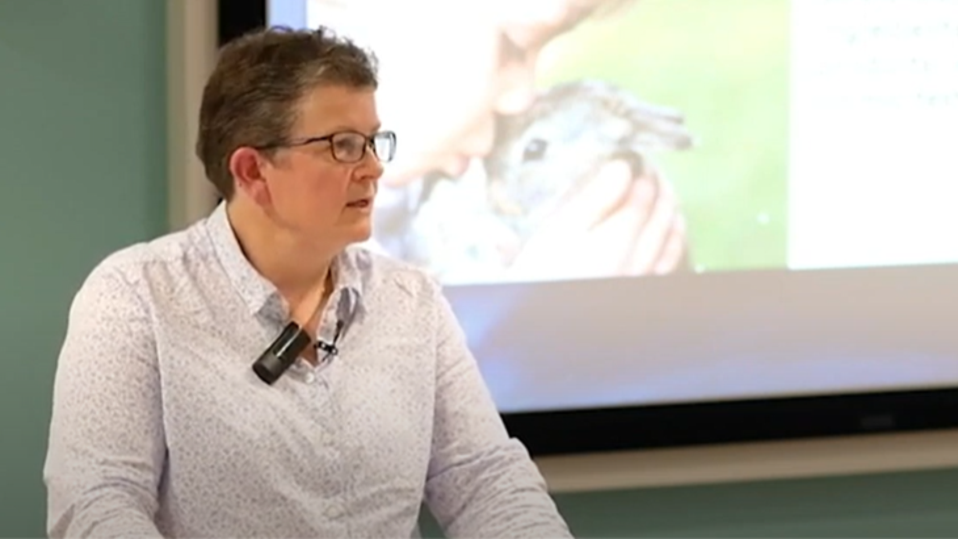 Dr Julia Fentem presenting at the FRAME Annual Lecture 2022